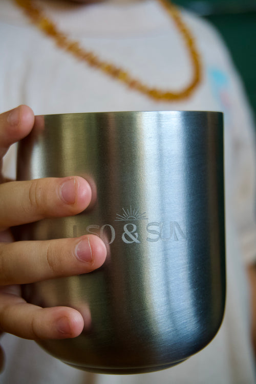 Leo and Sun stainless steel cups