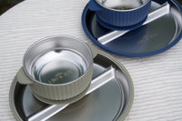 Leo & Sun Stainless Steel Plate and Bowl Set 1