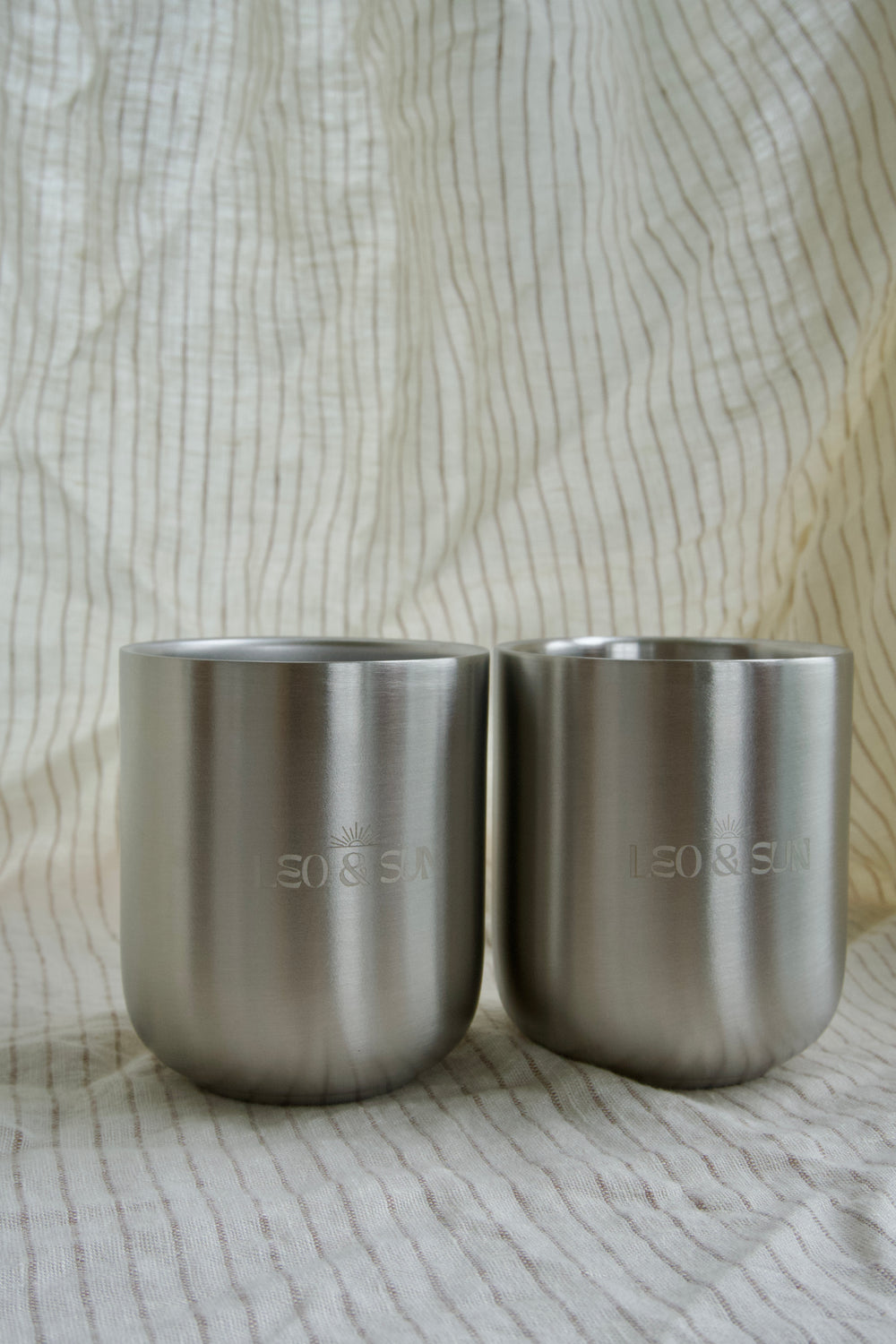Stainless Steel Cups — Bundle