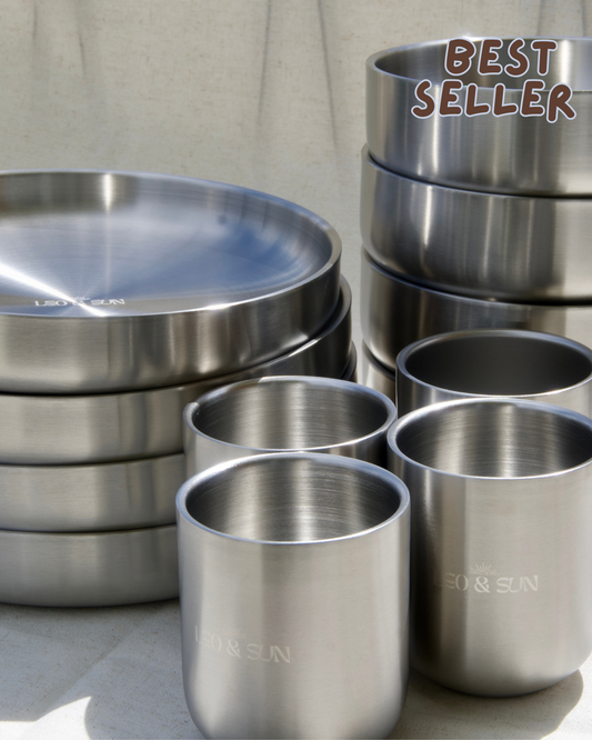 Pure Stainless Steel Family Set